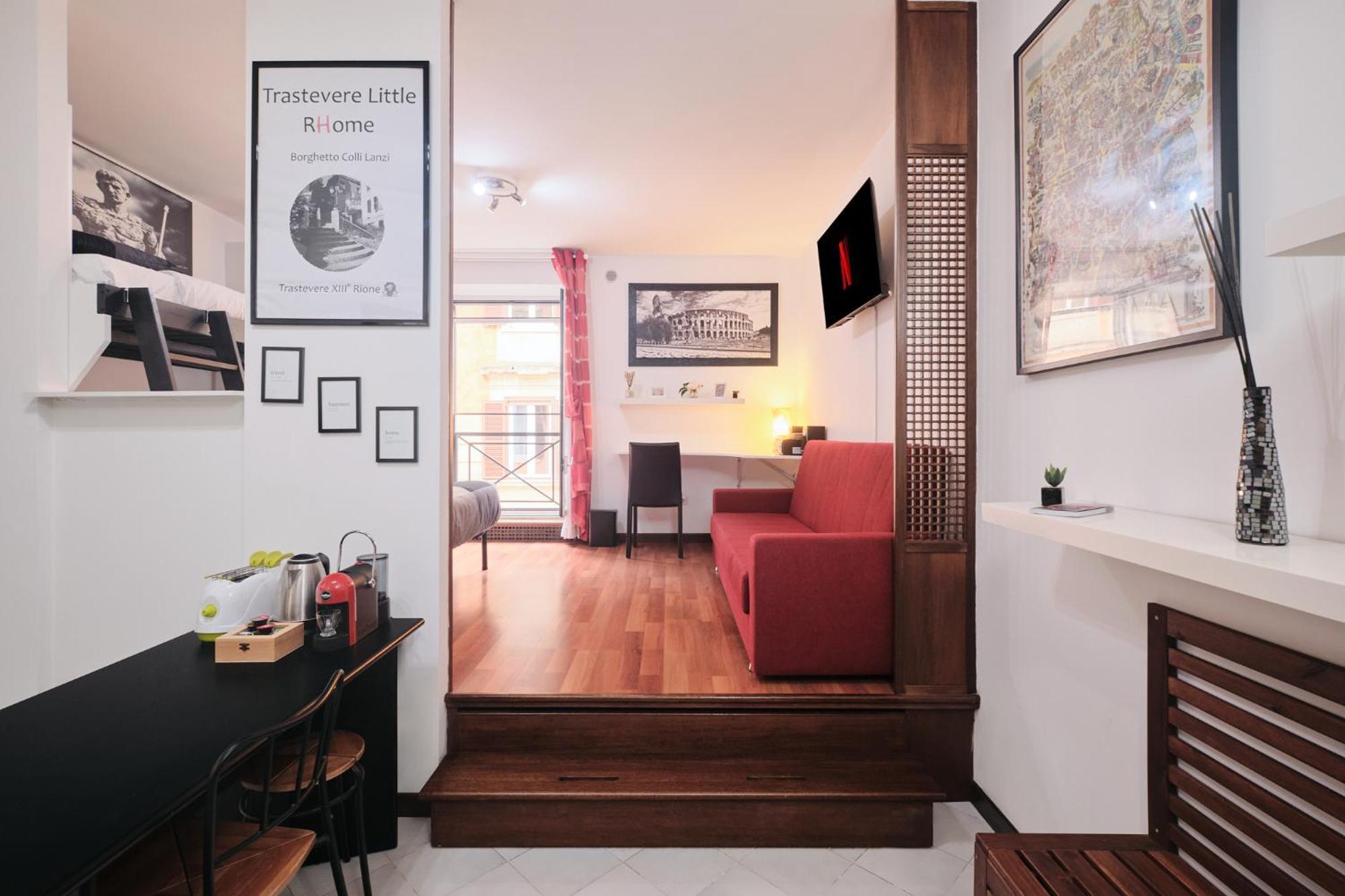 Trastevere- Flat Con Giardino, Ac, Wi-Fi & Netflix Roma Dış mekan fotoğraf